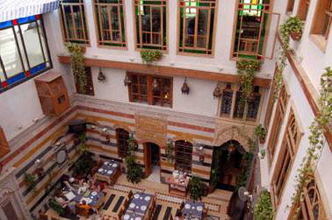 Restaurant à Damas - Une maison rénovée – Al Khaouali